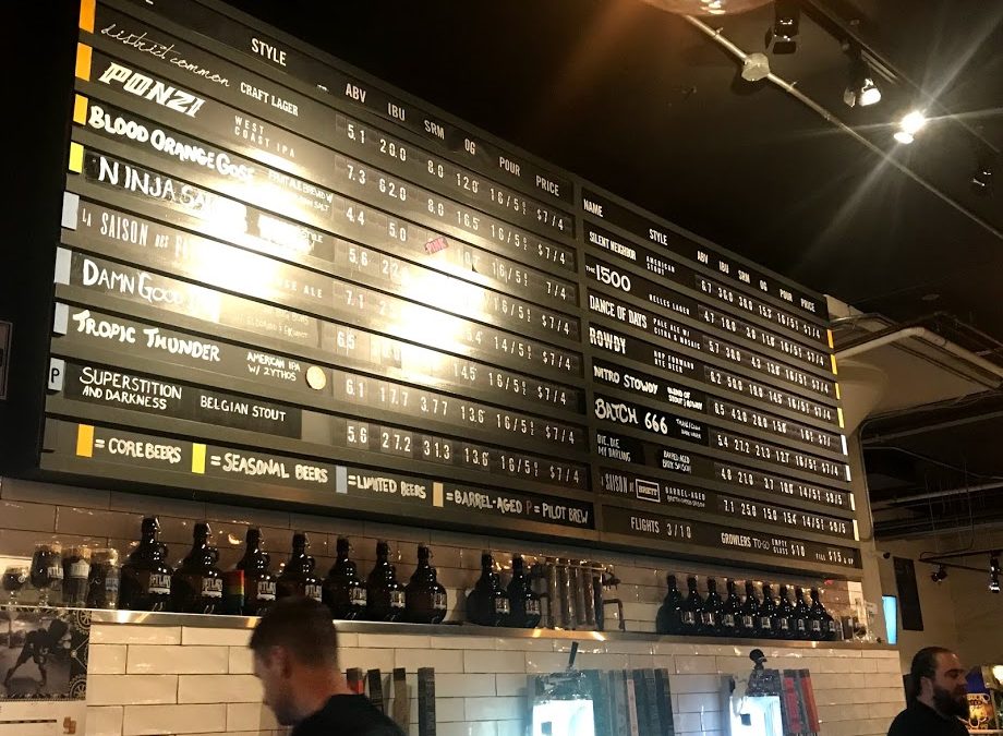 Craft Breweries in and around Washington DC, USA